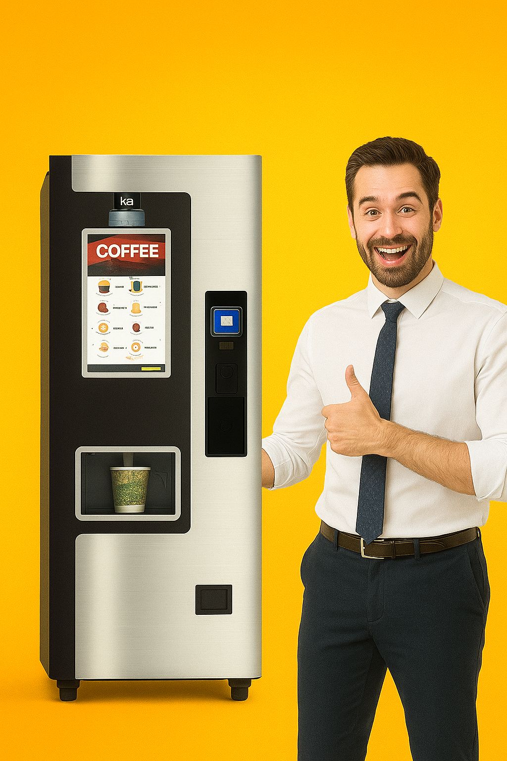 Máquina de café compacta para oficinas pequeñas - SnackPoint Colombia