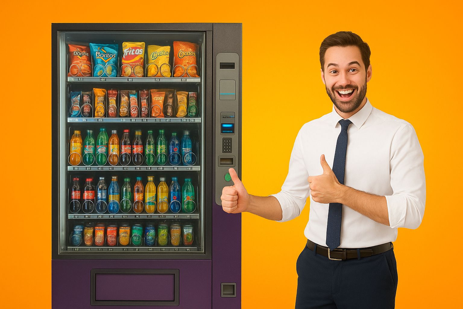 Máquina expendedora de snacks premium - SnackPoint Colombia